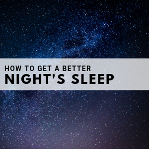 how to sleep better_stars on dark sky