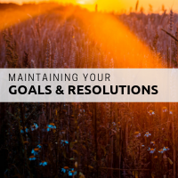 maintaining goals and resolutions new year